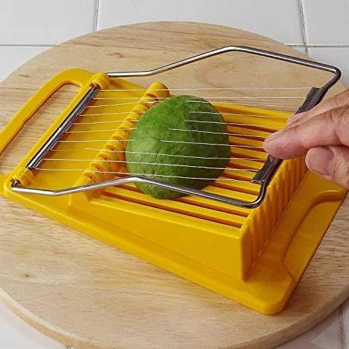 Luncheon Meat Spam Slicer,Egg Cutter,Multi-Purpose Kitchen Tool for,Bananas, Avocados,Vegetables Dishwasher Safe, Rust-Resistant Food Prep Accessories (Only Suits Soft Cheese,No Bony Foods)