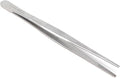 Professional Culinary Stainless Steel Precision Tongs with Serrated Tips, Plating/Food Presentation Detailing Serving Tongs, Chef's Kitchen Tweezer Tongs - Ultra Non-Slip Grip (8 Inch)