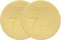 Yodecy Silicone Bowl Lids fit Pyrex Glass Bowls 7402-PC 7 Cup, fit Anchor Hocking Glass Bowls 7402-PC 7 Cup,Replacement Lids(2 Pack Pastel Yellow)