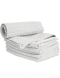 watchget 6 Pack Microfiber Espresso Barista Cleaning Towels, Light Grey | Professional 12"x12" Lint-free Rags; Highly Absorbent Cleaning Towels for Espresso Steam Wands & Coffee Bar Counters