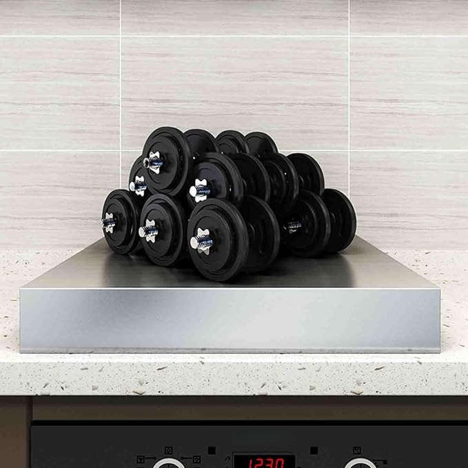 HJJKKH Gas Stove Top Cover, Stove Burner Covers, Stainless Steel Stovetop Noodle Board for Cooktop RV Sink Electric Stove L29.9 x W21.3 x H2.76 Kitchen Stove Rack, Cooker Top Bracket Large