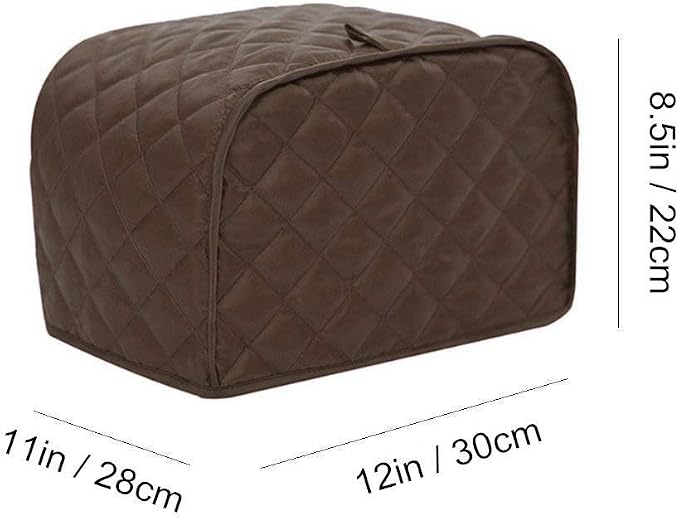 Toaster Appliance Cover Polyester Bread Toaster Cover Bakeware Protector Dust and Fingerprint Protection Four Slices