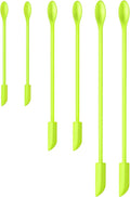 Silicone Spatula Set 6Pcs, Mini Jar Scraper for Makeup & Food | Mini spatulas reach every last drop in jars and bottles, reducing waste for food, cosmetics and personal care products.