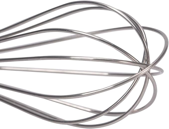 Stainless Steel Small Whisk, 6 inches | For Cooking, Cheese, Coffee, Flour, Eggs。which works great for cups and small containers ，Very Handy