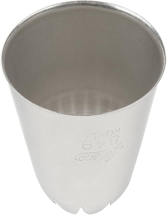 Ateco # 849 - Closed Star Pastry Tip .69'' Opening Diameter- Stainless Steel by Ateco