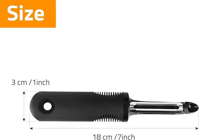 -BINGBING- Vegetable Peeler, Stainless Steel Potato Peeler with Sharp Blade | Kitchen Gadget, Handheld Fruit Peeler, for Carrot, Apple, Cucumber, Daily Cooking Tool