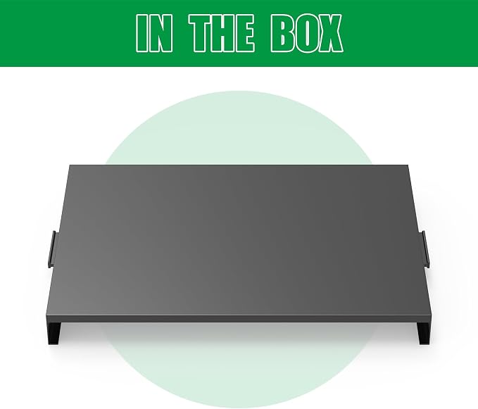 Forestchill Stove Top Cover, Heavy Duty Metal Gas Stove Cover Board with Handles, 30"L x 22"W x 3"H Noodle Board for Cooktop, Gas/Electric Stove, Expanding Kitchen Space & Easy to Clean