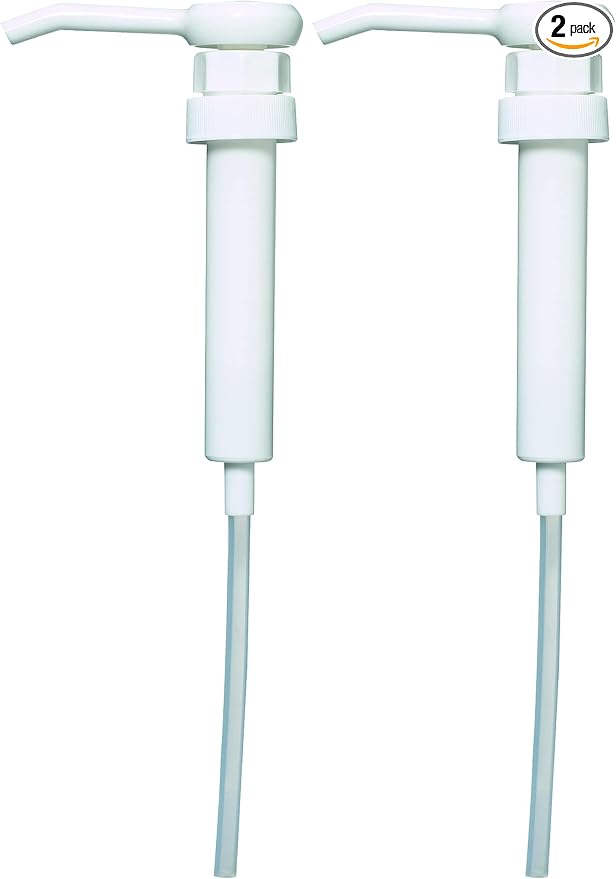 Ginger Lily Farms Premium Gallon Pump, Dispenses One Ounce Per Pump, Fits Most Standard Gallon Bottles and Containers (Pack of 2)