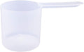 Plastic Measuring Scoop, (118.4 cc | 1/2 Cup | 4 fl oz. | 118.4 mL) Long Handle Spoons for Powders, Granules, Coffee, Pet Food, Baking Supplies, Protein and Other Dry Goods, BPA Free (Set of 1)