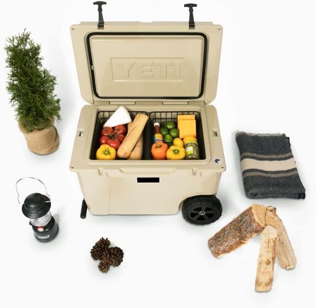 Above Sea Level Cooler Basket for YETI Tundra Haul, YETI Roadie 48, and YETI Roadie 60 - Wire Cooler Rack for YETI Wheeled Coolers - Compatible with YETI Accessories