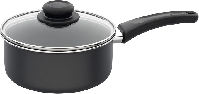 GoodCook Everyday Nonstick Sauce Pan w/Lid, 2 Quart, Black