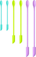 Silicone Spatula Set 6Pcs, Mini Jar Scraper for Makeup & Food | Mini spatulas reach every last drop in jars and bottles, reducing waste for food, cosmetics and personal care products.