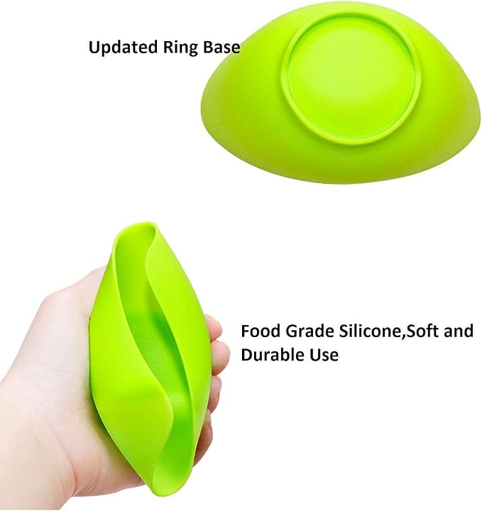 Poached Egg Cooker, Egg Poachers Silicone Egg Poacher Cups with Ring Standers, Non Stick Egg Poaching Cup for Microwave Stovetop Air Fryer Egg Cooking, 4 Pack, Extra Oil Brush Included