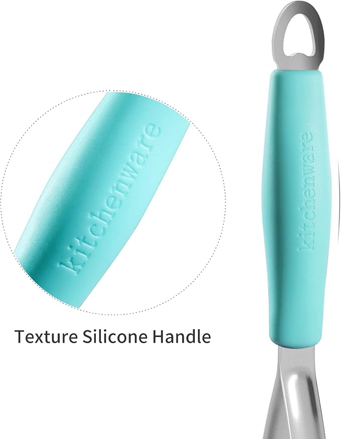 Joyoldelf Heavy Duty Stainless Steel Potato Masher, Professional Integrated Masher Kitchen Tool & Food Masher/Potato Smasher with Silicone Handle, Perfect for Bean, Vegetable, Fruits, Avocado, Meat