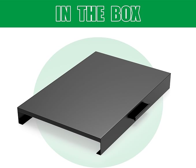 Forestchill Stove Top Cover, Heavy Duty Metal Gas Stove Cover Board with Handle, 15"L x 22"W x 3"H Noodle Board for Cooktop, Gas/Electric Stove, Expanding Kitchen Space & Easy to Clean