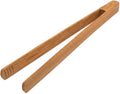 12-Inch Premium Cherry Wood Toaster Tongs – Single Piece Natural Wooden Tongs for Toast, Bread, Salad & Meat – Durable Heat-Resistant Kitchen Tongs with Ergonomic Easy-Grip Design