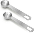 2 PCS 1 Teaspoon(5 mL | 5 cc | 1 Tsp | 1/3 Tablespoon) Stainless Steel Single Measuring Spoon, Easy to Use and Easy to Wash Metal Measuring Spoons Kitchen Gadgets for Cooking & Baking