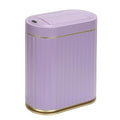 SYNCVIBE Bathroom Sensor Trash Can, 2 Gallon, Butterfly Lid, Purple | Automatic Garbage Can, IPX5 Waterproof Trash Bin, Under-Counter Wastebasket for Bedroom and Living Room