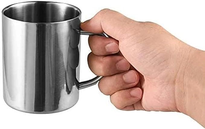 IMEEA Coffee Mug 13.5oz Double Wall Stainless Steel Cups, Set of 2