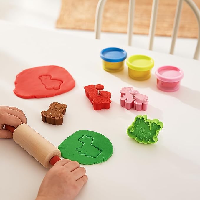 Mrs. Anderson's Baking Animal Cookie Cutters, Set of 8, Spring-Action Embossing Cutters For Cookies, Fondant, And Pastry Dough
