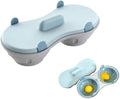 Microwave Egg Poacher, 2 Cavity Egg Cooker poached Egg Cup Egg Poacher Microwave Egg Cooker Egg Steamer for Kitchen Cooking Gadgets Blue