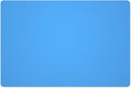 Silicone Placemats, Food-Grade Non-Slip Waterproof, Dining, Stain Resistant, Countertop Protector, Kitchen Counter Mat, Heat Resistant, Baking mat Dishwasher Safe (23.6"×15.7"-1pack, Blue)