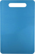 Fotouzy Plastic Utility Cutting Board with Handles, Food Safe PP Material, BPA Free, Dishwasher Safe, Thick Chopping Board, Large Size, Easy Grip Handle, for Kitchen (Blue)