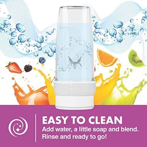 Bionic Blade Mini Portable Blender Juicer Bottle 26.5 oz, BPA-Free - Cordless & Rechargeable, Travel-Friendly Size for Smoothies, Shakes, Juices, Home & Kitchen Essentials, Gunmetal, As Seen on TV