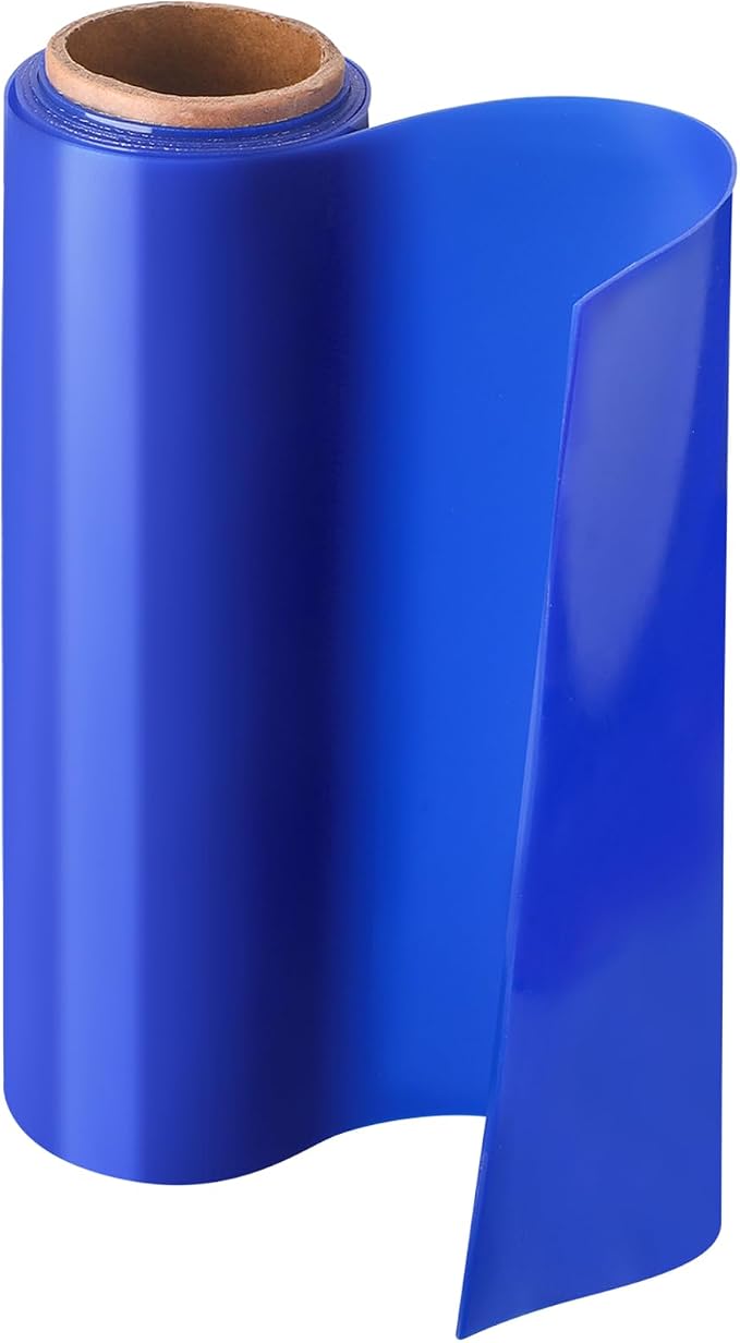Treela 1 Rolls Non Slip Material Roll, 8 Inch x 3.25 ft Silicone Roll Cut to Size Blue Non Slip Mat Large Table Pads for Baking Drawer Crafts Counter Eating Aids Drawer