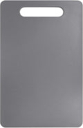 Fotouzy Plastic Utility Cutting Board with Handles, Food Safe PP Material, BPA Free, Dishwasher Safe, Thick Chopping Board, Large Size, Easy Grip Handle, for Kitchen (Gray), 15.5" X 10"