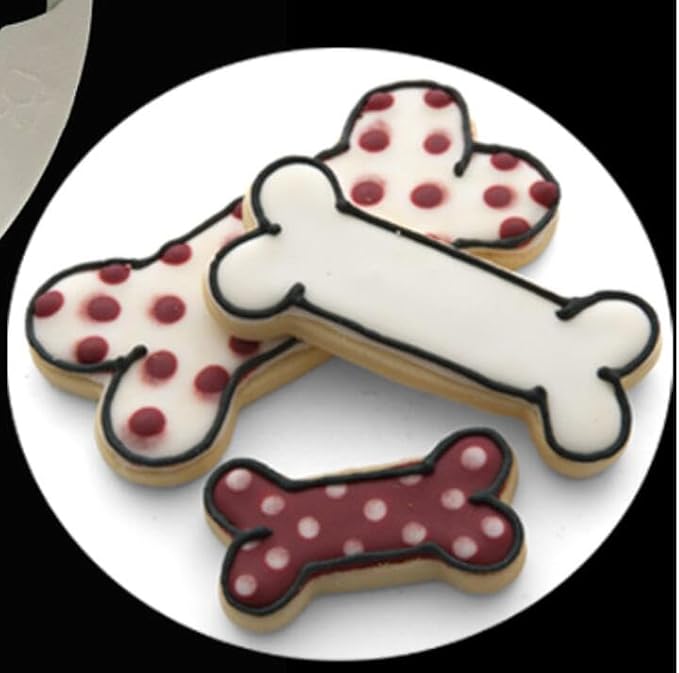 Dog Treats Cookie Cutters,Dog Bone Shape Cookie Cutters set Stainless Steel Biscuit Mold for Dog Cat Homemade Treats