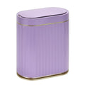 ELPHECO Bathroom Sensor Trash Can, 2 Gallon, Automatic Lid, Purple | IPX5 Waterproof Garbage Can, Slim Plastic Wastebasket, Trash Bin for Office, Bedroom and Living Room
