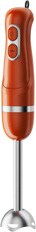 Turelar Immersion Blender Corded 400W, 2 Speed, Emulsifier, Blend, BPA-Free | Hand Blender Stick Mixer, Ergonomic Handle, Stainless Steel Blades, Effortless Blending for Soup, Smoothies, Puree, Baby Food