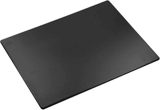 Thirteen Chefs Extra Large 24 x 18 Black Cutting Board, 0.5 Inch Thick HDPP, NSF Certified for Food Service and Professional Kitchens