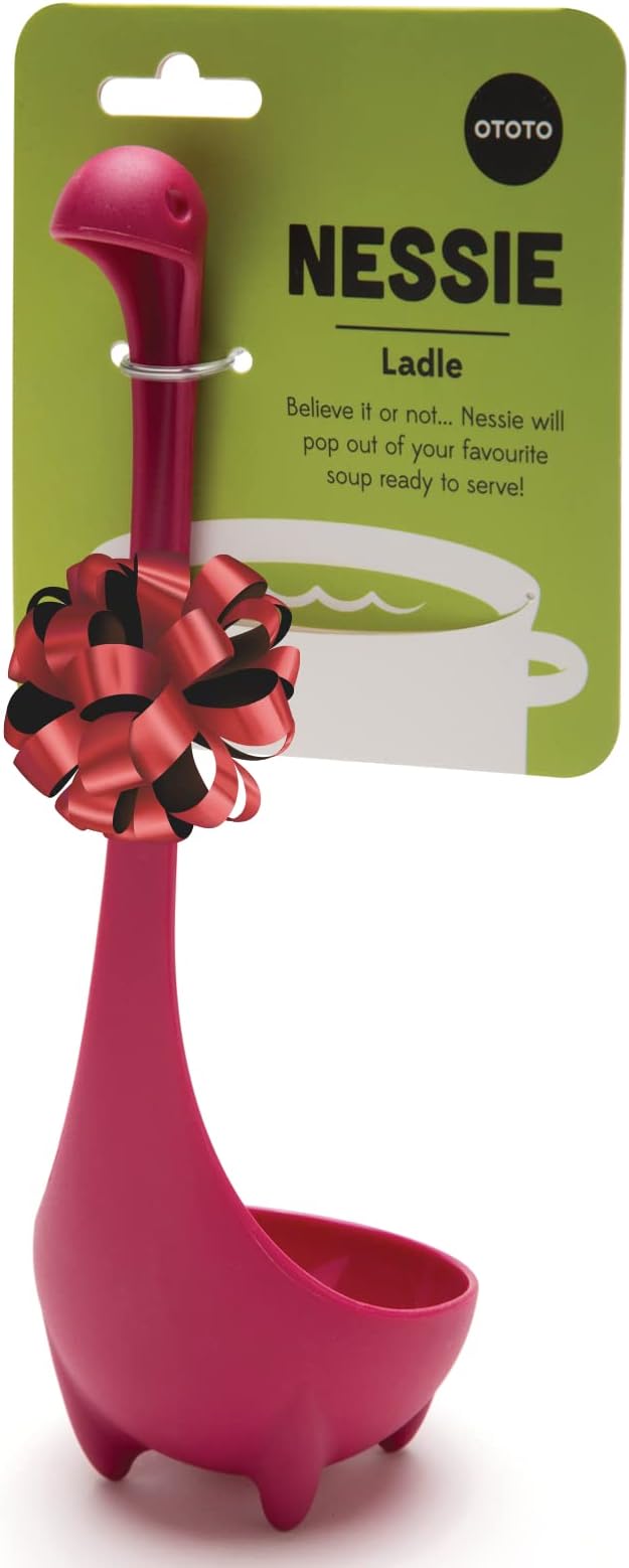 The Original Nessie Ladle by OTOTO - Soup Ladle, Cute Gifts, Funny Kitchen Gadgets, Loch Ness design, Cooking Gifts for Mom - Cute and Practical Kitchen Utensils - Unique Gifts for Women, Mothers Day