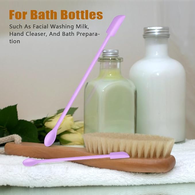 Silicone Spatula Set 6Pcs, Mini Jar Scraper for Makeup & Food | Mini spatulas reach every last drop in jars and bottles, reducing waste for food, cosmetics and personal care products.