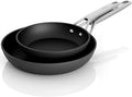 MsMk 10 inch and 12 inch Non Stick Frying Pan Set, PFOA & PTFE & PFAS Free | Non Toxic, Even Heating, Easy Clean, Dishwasher & Oven Safe, suitable for gas & electric & induction stoves, Stainless Steel