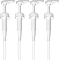 Gallon Pump Dispenser - for Plastic or Glass Bottles – Heavy-Duty Leak Proof for Commercial and Household Use - Plastic Pump for 1 Gallon Jug – Non-BPA Plastic (Pack of 4)