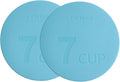 Yodecy Silicone Bowl Lids fit Pyrex Glass Bowls 7402-PC 7 Cup, Yodecy Silicone Bowl Lids fit Anchor Hocking Glass Bowls 7402-PC 7 Cup,Replacement Lids(2 Pack Blue)
