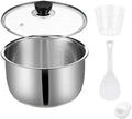 5.5-cup stainless steel inner pot - compatible with Tiger JBV-A10U model. made of 304 stainless steel. No rice cooker included.