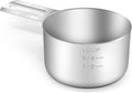 1PCS 1CUP(240ml, 8oz) Measuring Cup, 18/8 Stainless Steel Measure Scoop | High Precision, Food-Grade 304 SS, ‌Rust-Free, Dishwasher-Safe, Easy-Read Markings, Multi-Purpose, Sturdy & Durable