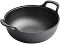 10 inch Cast Iron Wok with Handles, Grilling Wok, Use in the Oven, on the Stove, or on the Grill (10 inch)