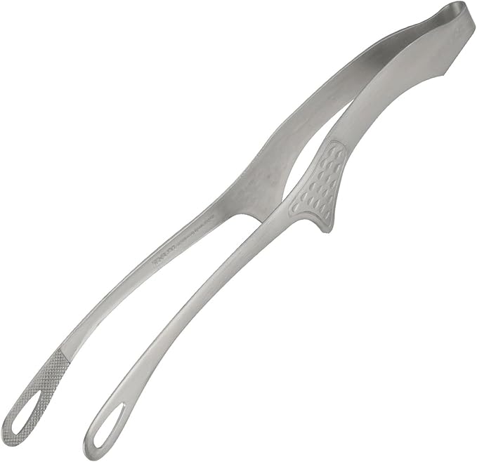 Shimomura 42497 Smart Kitchen Tongs, Large with Floating Tips, No Dirt, Made in Japan, Easy to Grab, Outdoor, Dishwasher Safe, Yakiniku, Fried Food, Total Length 10.2 inches (26 cm), Nippon Chopsticks