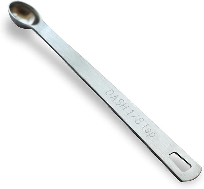 1PCS 1/8tsp(0.625ml) Mini Measuring Spoon, Small Teaspoon for Tiny Amounts | High Precision, Food-Grade, ‌Rust-Free, Dishwasher-Safe, Easy-Read Markings, Multi-Purpose, Sturdy & Durable