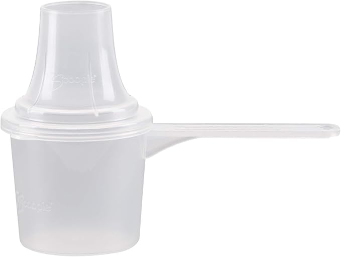 Measuring Scoop & Funnel - No Cap Open Spoon 1-Pack 39cc | Universal open design measuring spoon, Built-in funnel neck pour spout, Quick access cup for coffee powders and baking
