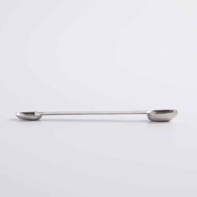 Stainless Steel Double Sided Measuring Spoon- 1/2 Teaspoon and 1/4 Teaspoon