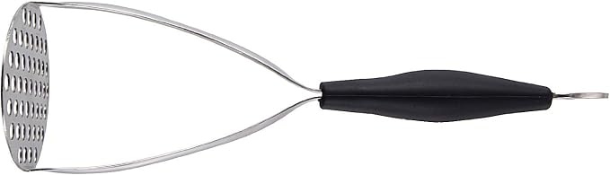 Joyoldelf Heavy Duty Stainless Steel Potato Masher, Professional Integrated Masher Kitchen Tool & Food Masher/Potato Smasher with Silicone Handle, Perfect for Bean, Vegetable, Fruits, Avocado, Meat