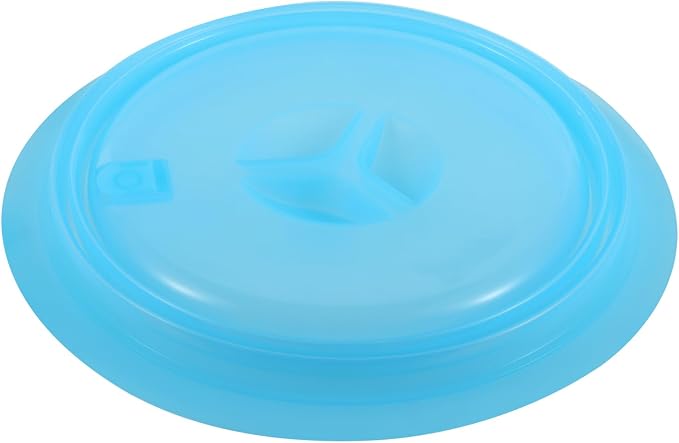 Silicone Microwave Plate Cover Collapsible, Dishwasher Safe and BPA Free, Blue, 10.2"