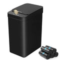 FRESHLIX Bathroom Automatic Trash Can, 4 Gallon Touchless Motion Sensor Small Garbage Can with Lid Smart Electric Narrow Waterproof Garbage Bin for Bedroom Office, Black