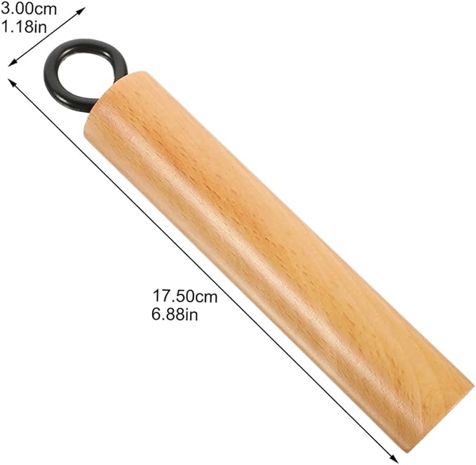 Mikinona Wok Handle Wok Accessories Detachable Handle Cookware Pan Replacement Pot Grip Replacement Wooden Pan Universal Wooden Cookware Beech Iron